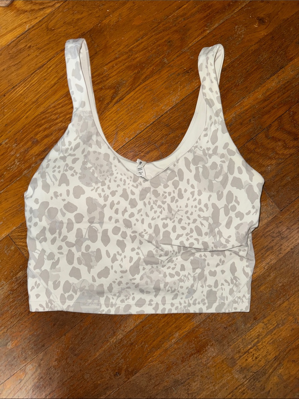 Neutral Animal Print Lululemon Align Tank